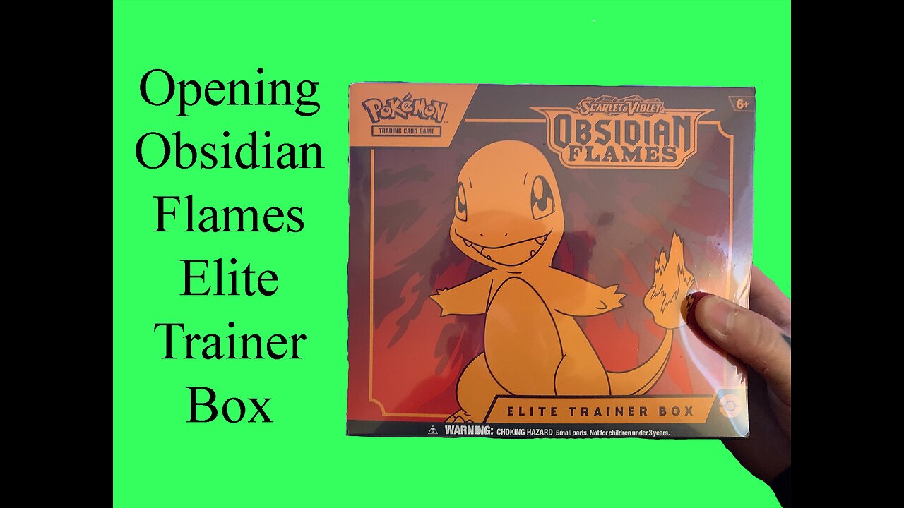 Opening Obsidian Flames Elite Trainer Box