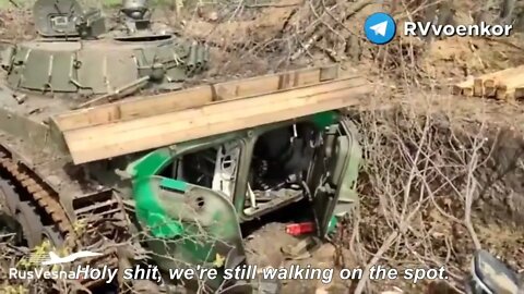 Destroyed Positions Of Ukranainan Forces In The Liman Direction