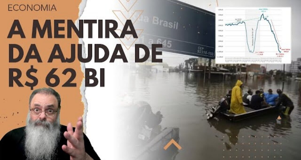 LULA cria FAKE NEWS de que INVESTE R$ 62 BI no RIO GRANDE do SUL, mas mesmo VALOR MENOR é PROBLEMA