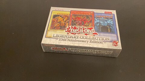 Opening 25th Anniversary Yugioh Legendary Collection box