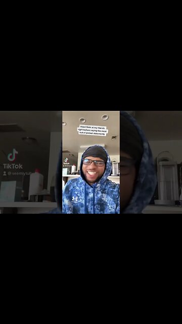 How I look at my friends before making a joke.. seemlytuber TikTok react skit