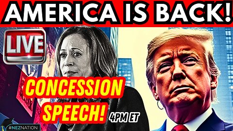 🚨“YOU’RE FIRED!” Kamala Harris Concession Speech LIVE – Don’t Miss This!