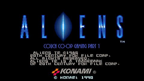 Couch co-op gaming Aliens