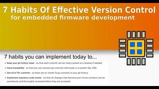 7 Habits Of Effective Version Control In Embedded Development