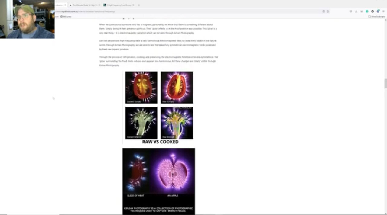 Highest VIBRATION Foods and Plants up to 320 MHz or MORE