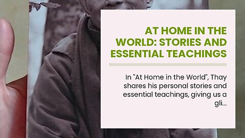 At Home in the World: Stories and Essential Teachings from a Monk’s Life