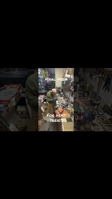 Hunting Knife: Final Preparation for Heat treatment #knife #homemade #montana