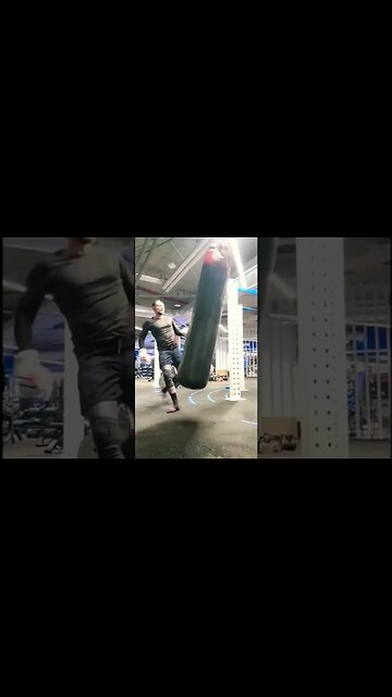 Sunday kickboxing session