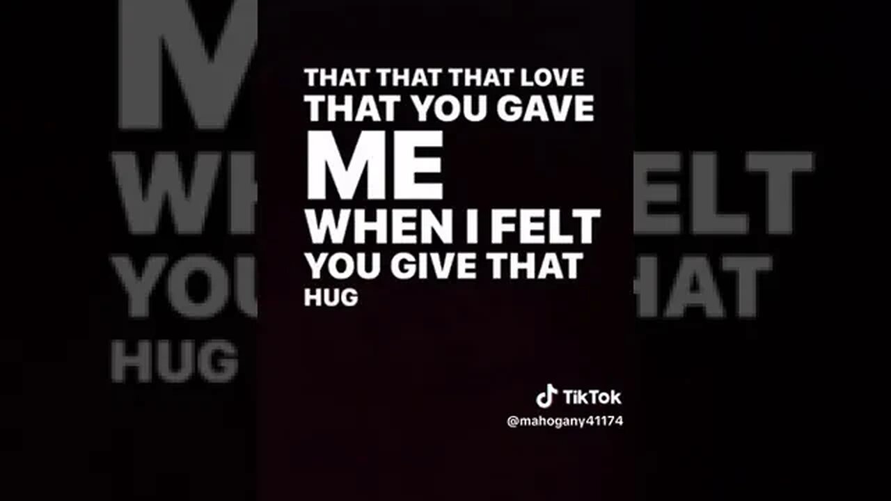 so true the little hugs do make difference