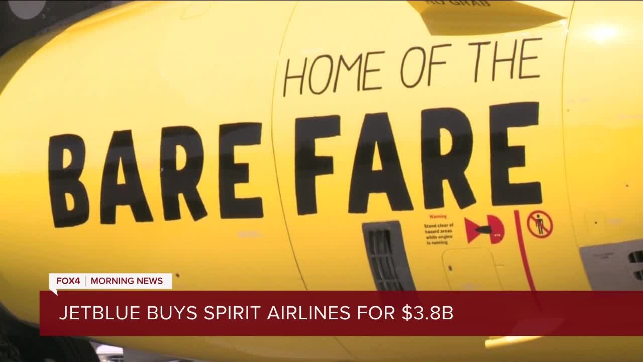 JetBlue to purchase Spirit Airlines