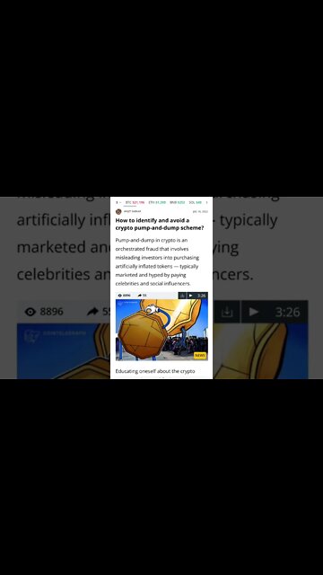 How to Identify and Avoid a Crypto Pump-and-Dump Scheme? #cryptomash #cryptomashnews #cryptonews