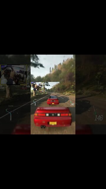 NISSAN SILVIA KS AERO - Forza Horizon 4 com Volante g29 #shorts
