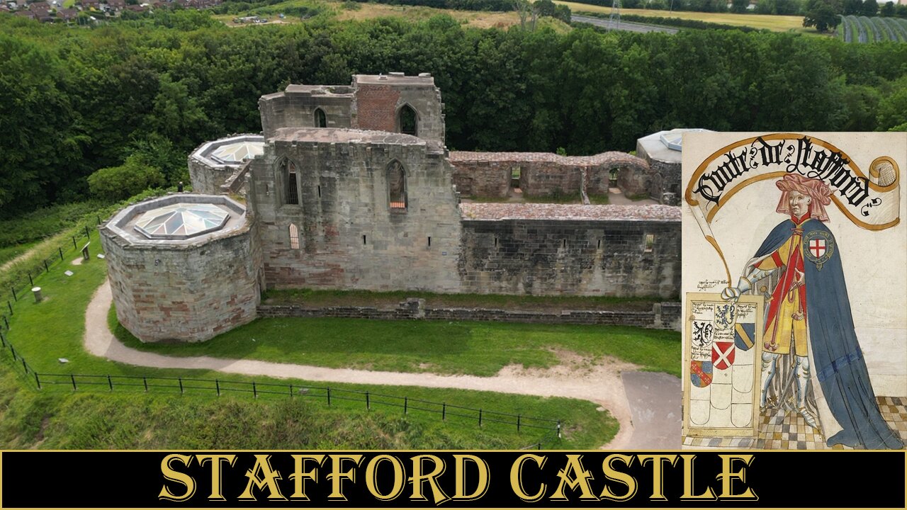 Stafford Castle | History Seeking | 4K | Drone footage