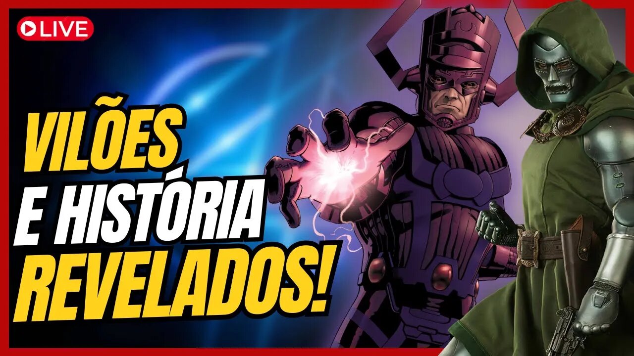 DOIS VILÕES?! GALACTUS E DOUTOR DESTINO CONFIRMADOS NO FILME DO QUARTETO FANTÁSTICO! [Entenda]