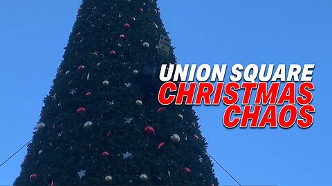 UNION SQUARE CHRISTMAS CHAOS: PRO-PALESTINE ACTIVISTS VANDALIZE & PROTEST AT HOLIDAY EVENT