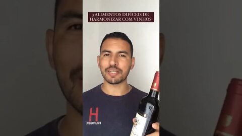 Alimentos difíceis de combinar com vinho.