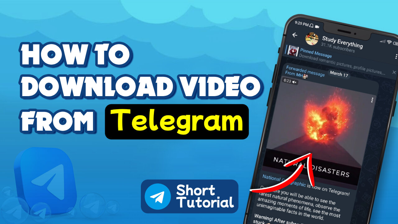How to download a video from telegram