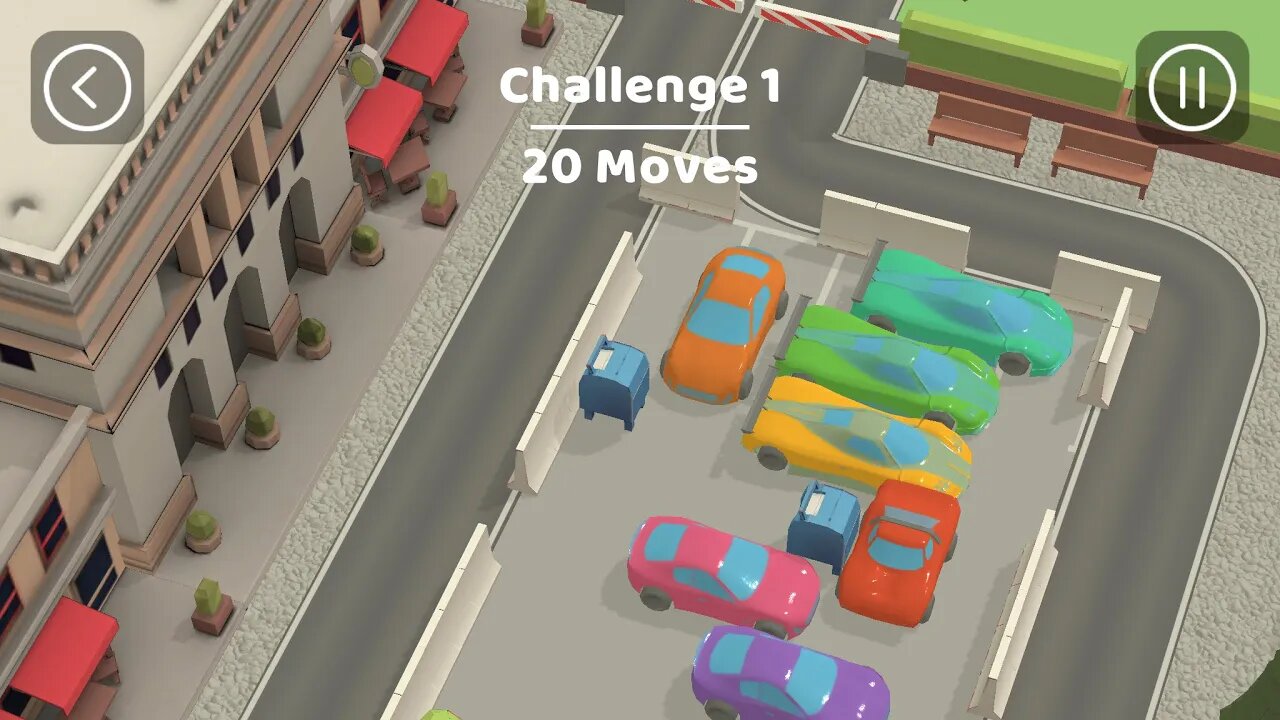 Parking Jam 3D-Challenge 1