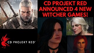 CD Projekt Red Announced 3 Massive New Titles in the Witcher Universe!!