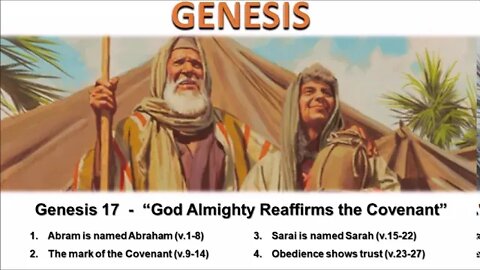 Genesis 17 - “God Almighty Reaffirms the Covenant” - Calvary Chapel Fergus Falls