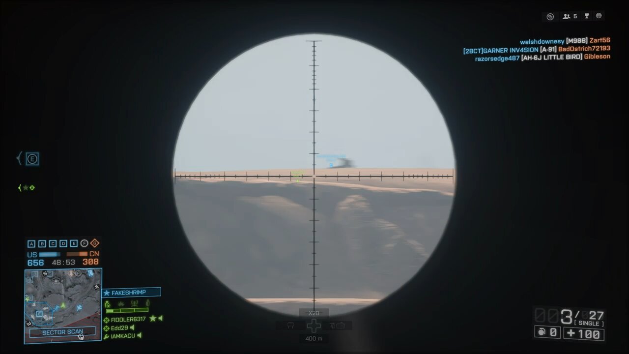 Extreme Distance Sniper, put the lead on it!