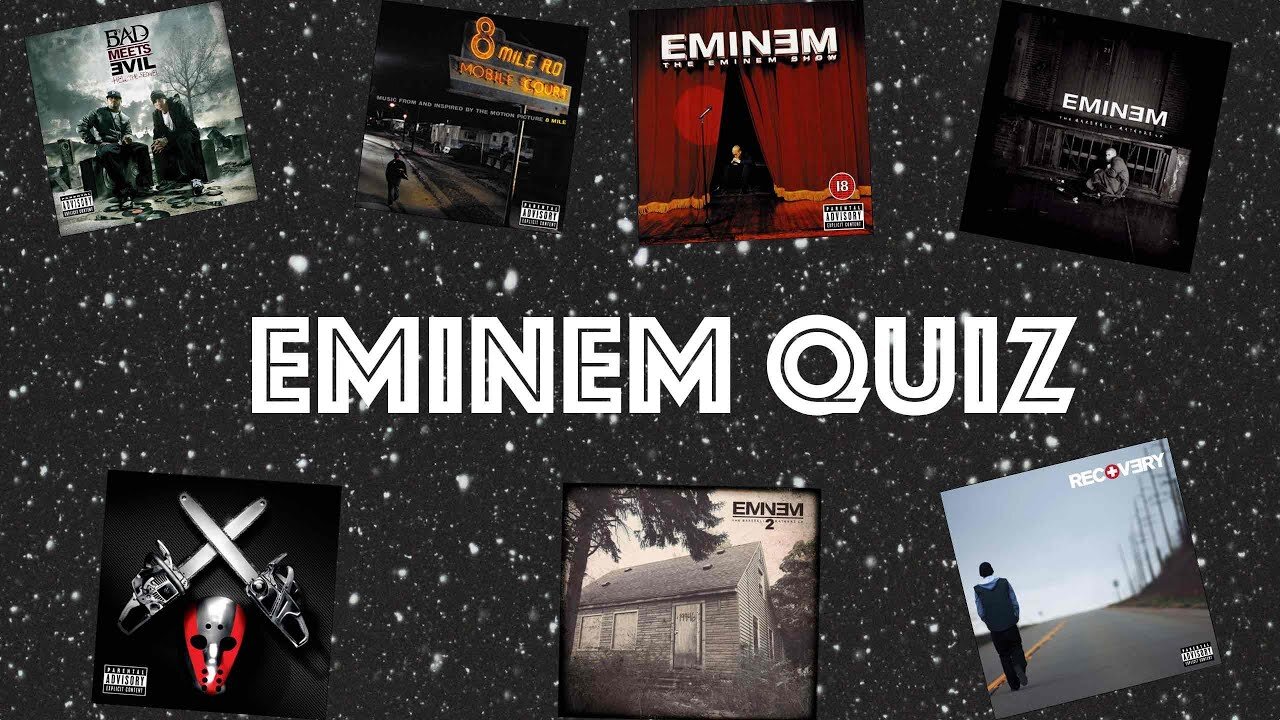 EMINEM QUIZ - TRY AND GUESS THE SONG | CHALLENGE 🔥💯😱