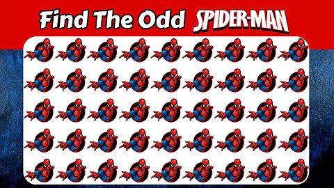 Find The Odd Spiderman