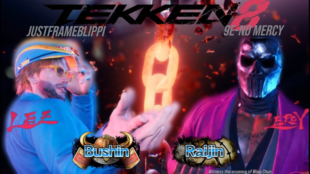 Tekken 8 Ranked - Finally Promoted to Tekken King - JustFrameBlippi vs 9E-No Mercy (Leroy - Raijin)