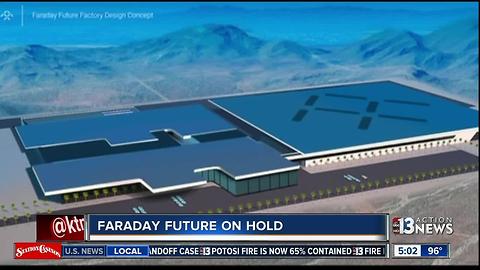 Faraday Future in North Las Vegas on hold