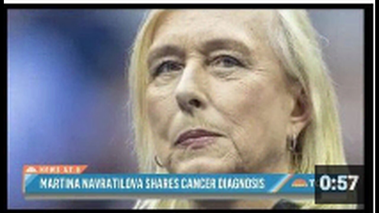 Will Martina Navratilova be the next coincidence? - Throat cancer/Breast cancer...