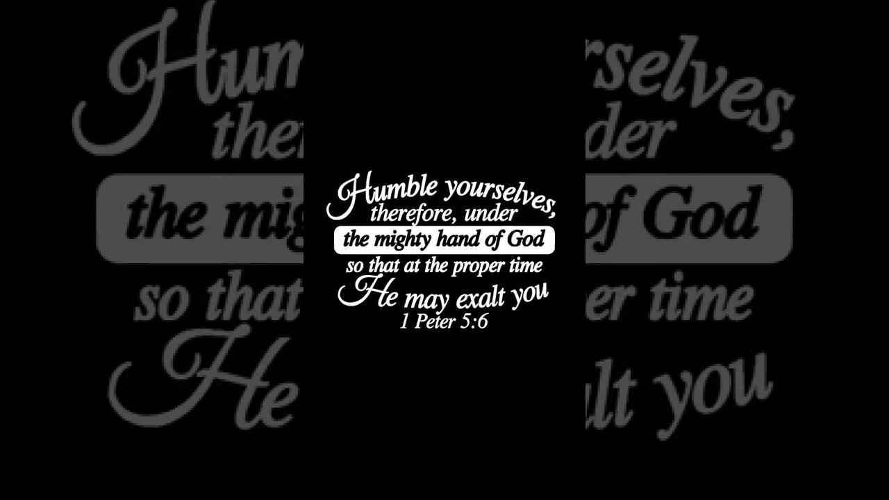 1 Peter 5:6 #humble #mighty #hand #time #exalt #1peter #Christians #bible, #bibleverse,