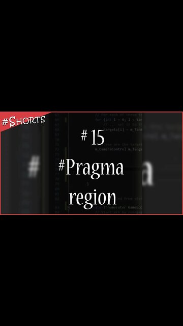 Pragma Region | #shorts TOP 15 de 18 dicas para Unity 🔥
