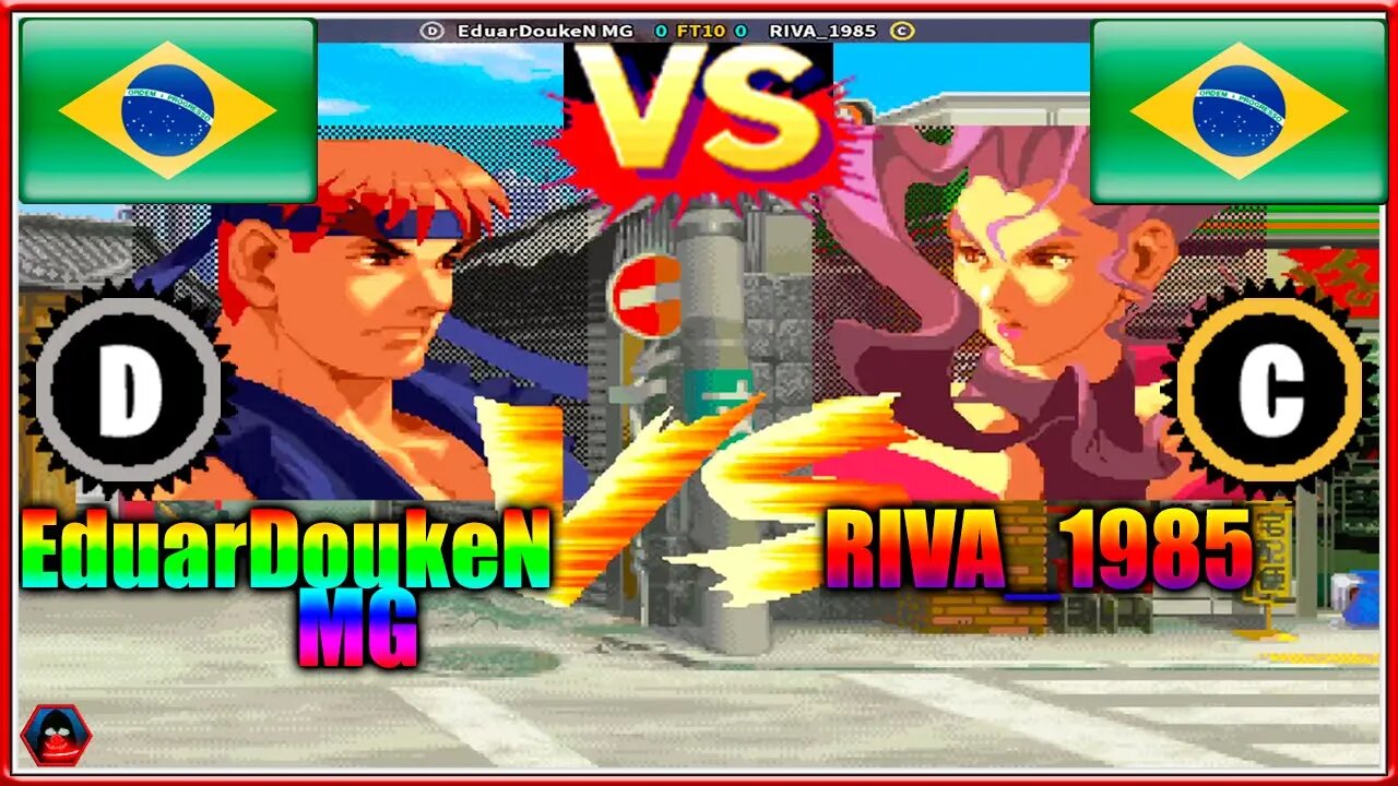 Street Fighter Alpha: Warriors' Dreams (EduarDoukeN MG Vs. RIVA_1985) [Brazil Vs. Brazil]