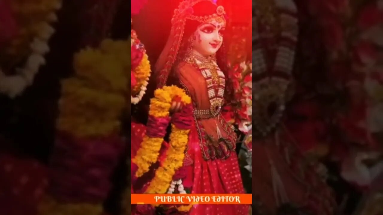 बड़ो प्यारो बड़ो मिठो मधुर रसीलो नाम हमारी राधा रानी को #public #bhakti #love #reels #video #viral
