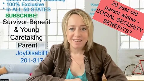 BIG TIP FOR Young Surviving Spouse/Parent - Don't Forget About Your Benefit Even If You Didn't Work!