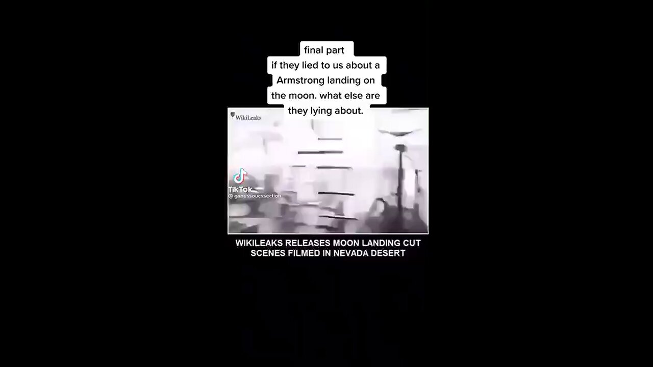 Stanley Kubricks hidden footage from fake moon landing