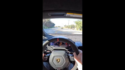 POV with the Lamborghini Huracan! #rumble