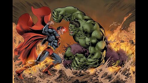 Clash is on!! Super v.s Hulk 💪