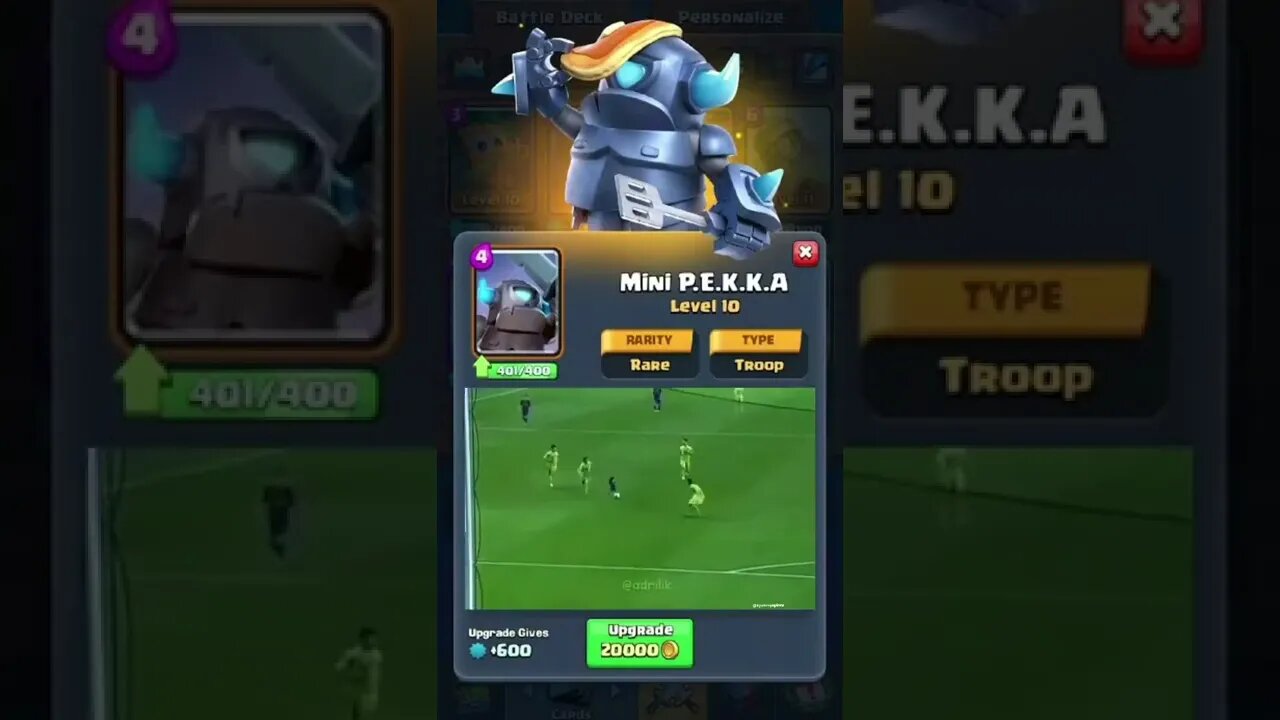 CLASH ROYALE MINI PEKKA MESSI #shorts