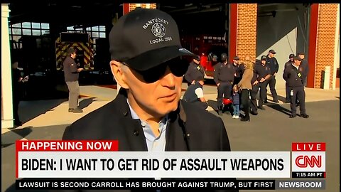 Biden Calls For Ban Of All "Semi Automatic Weapons"