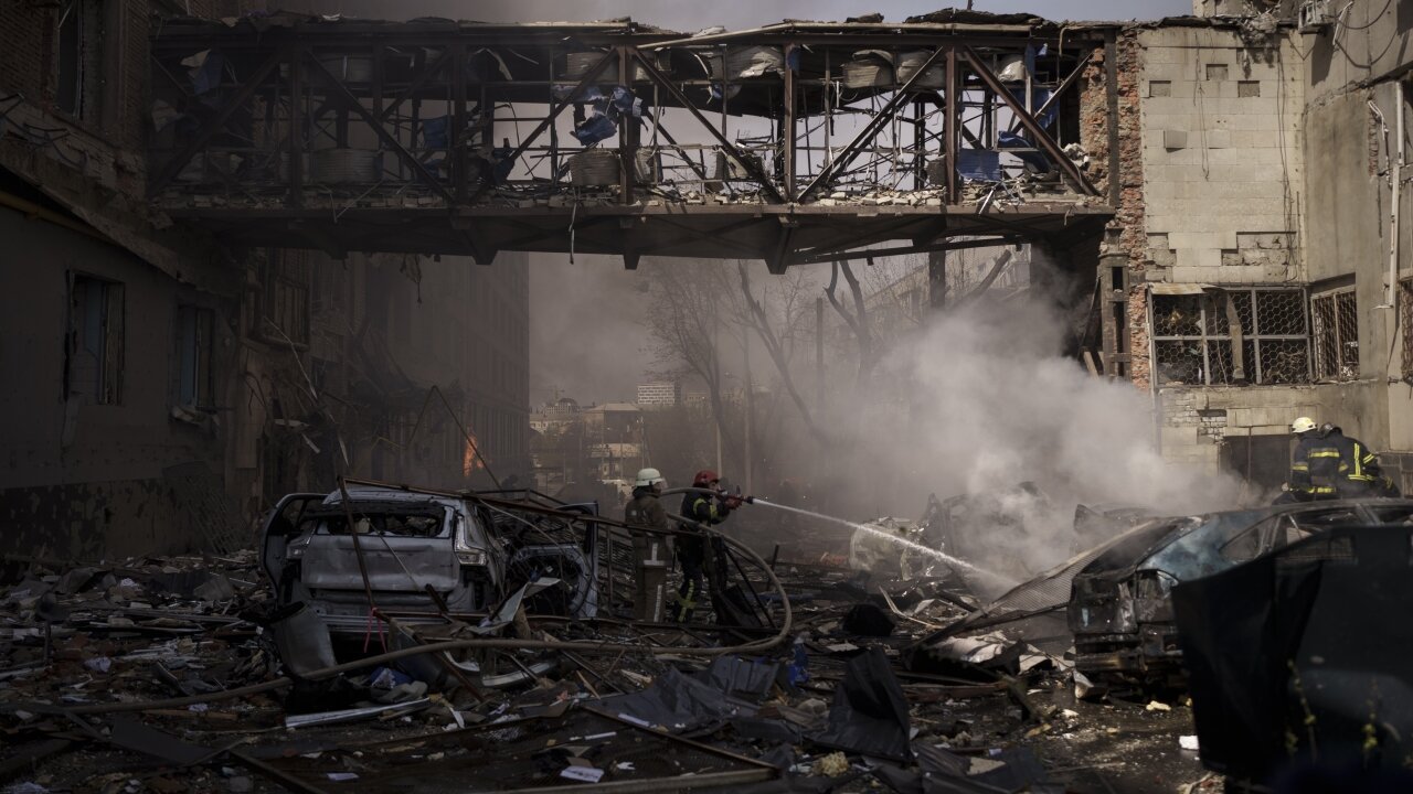 Celebrity Chef's World Central Kitchen Damaged By Strike In Ukraine