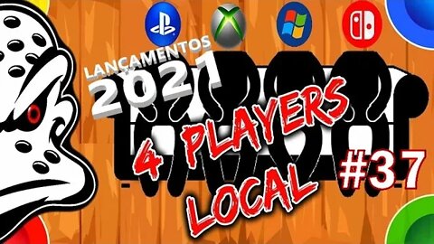 TOP 5 - JOGOS 4 PLAYERS LOCAL 2021/ MULTIJOGADOR - #37