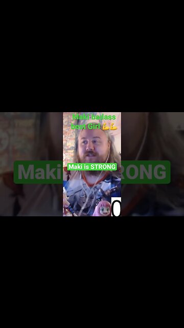 BADASS BEST GIRL Maki is strong! Absolute coolest tough girl #anime #animegirl #reaction #shorts