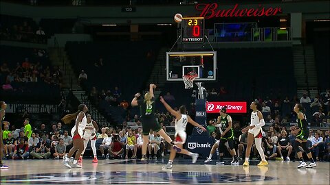 INCREDIBLE Buzzer Beater 3 By Rachel Banham To Beat The Clock | Las Vegas Aces vs Minnesota Lynx