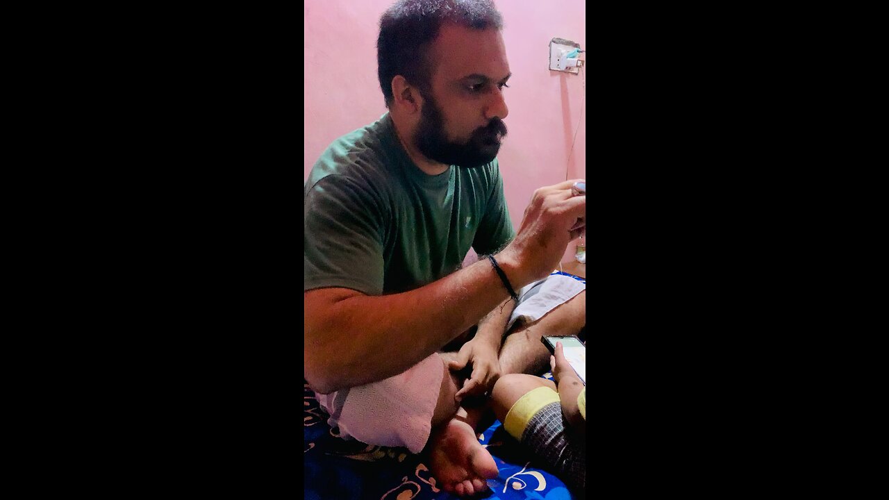 Cutting father daughter