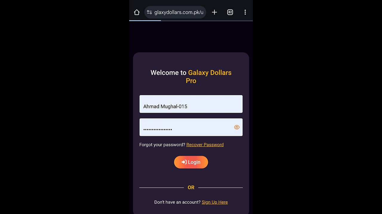 Galaxy Dollars-Earning Platform