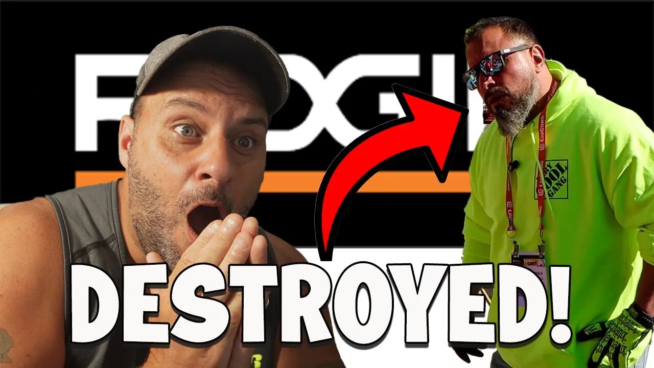 RIDGID Tools just Destroyed a YouTube Bully in front of Thousands on Instagram