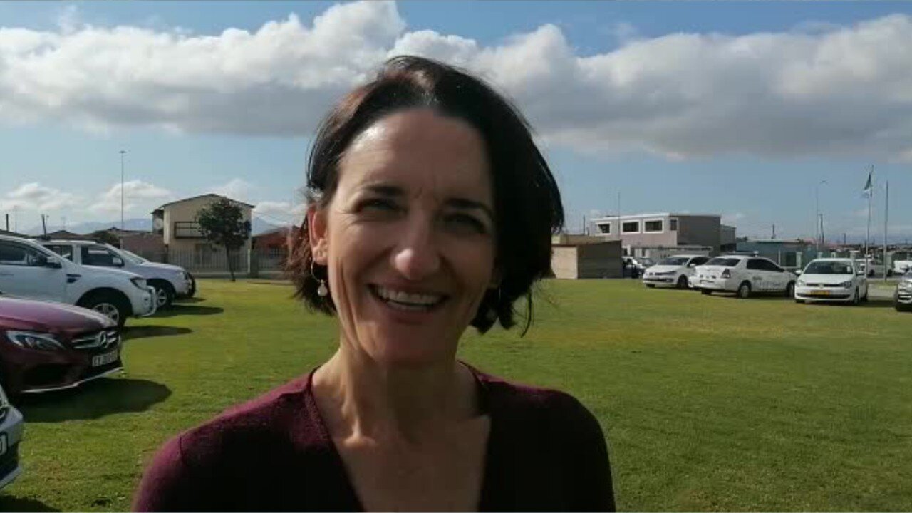 Helen White of ChildSafe during the launch of ChildSafe in Khayelitsha