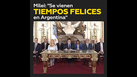 El presidente argentino hace balance de su primer año de gestión