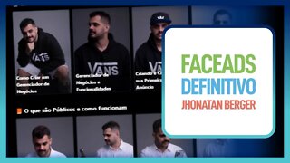 MOSTRANDO O CONTEÚDO DO MEU CURSO DE FACEADS | Cortes do Berger